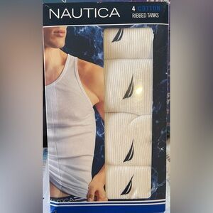 Nautica Ribbed tank tops NWT 4 pack
